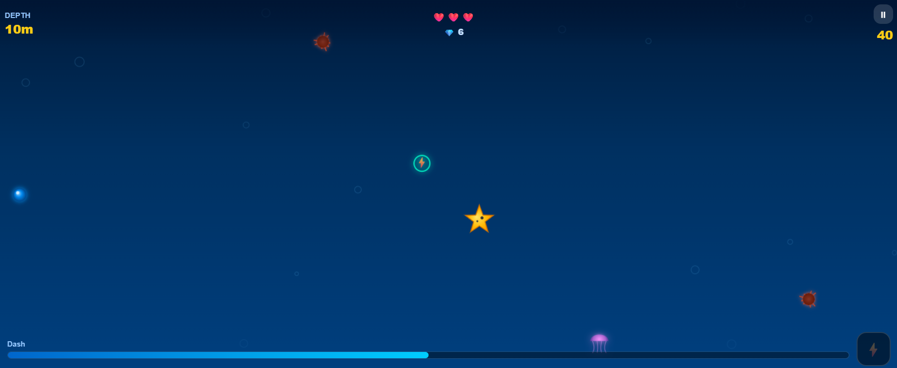 Deep Dive dash  template preview