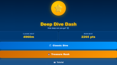 Deep Dive Game template preview