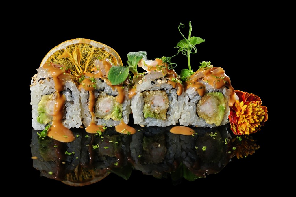 Uramaki gambero panko e avocado