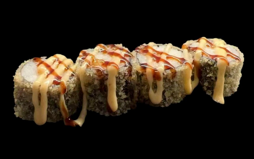 Maki fritto salmone e teriyaki