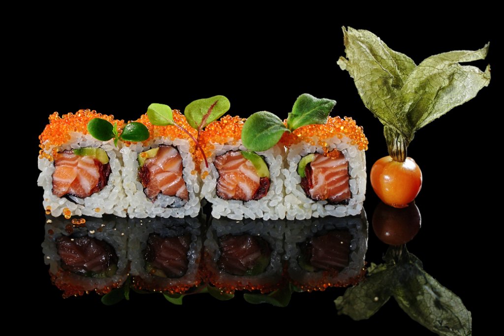 Uramaki tonno con peperoncino