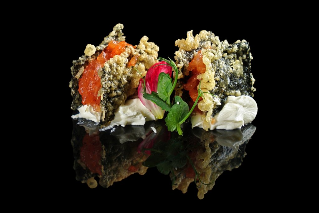 Taco nori salmone