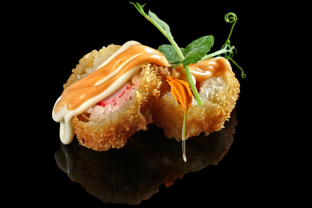 Futomaki fritto granchio e maionese