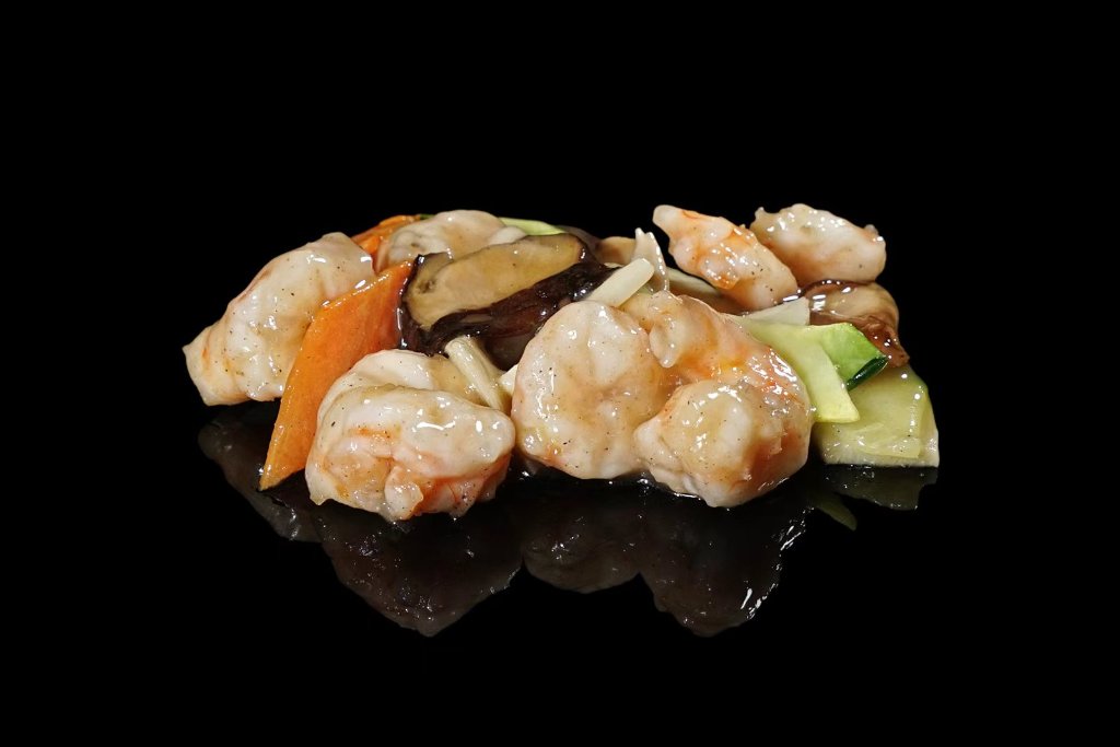 Gamberi misto verdure