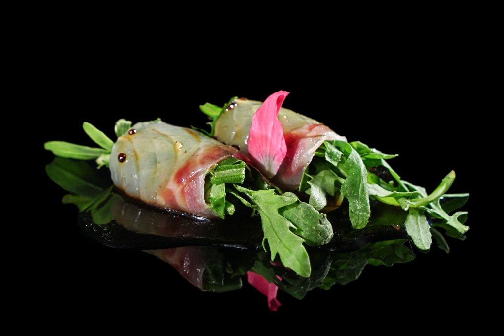Taco di mais con salmone