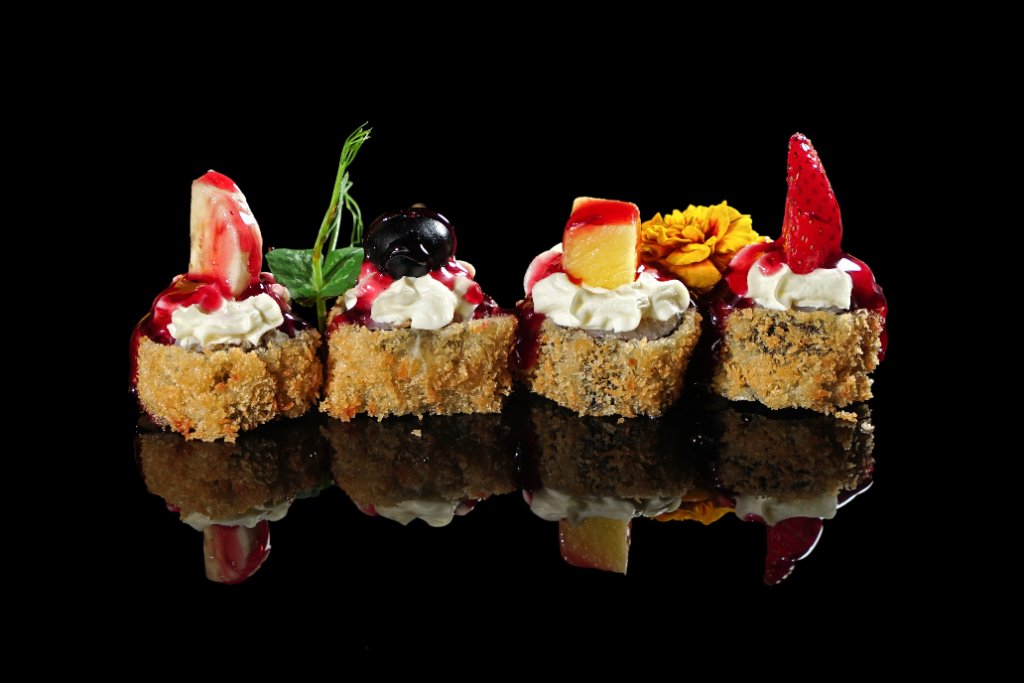 Maki fritto dolce misto frutti