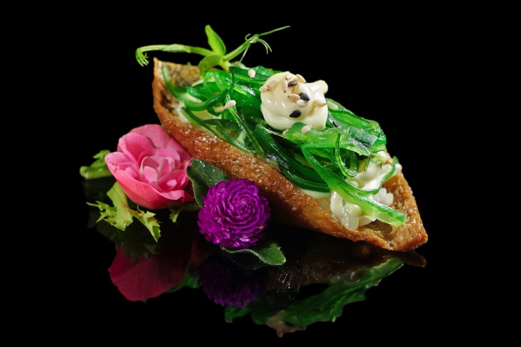 Barca croccante con salmone baked