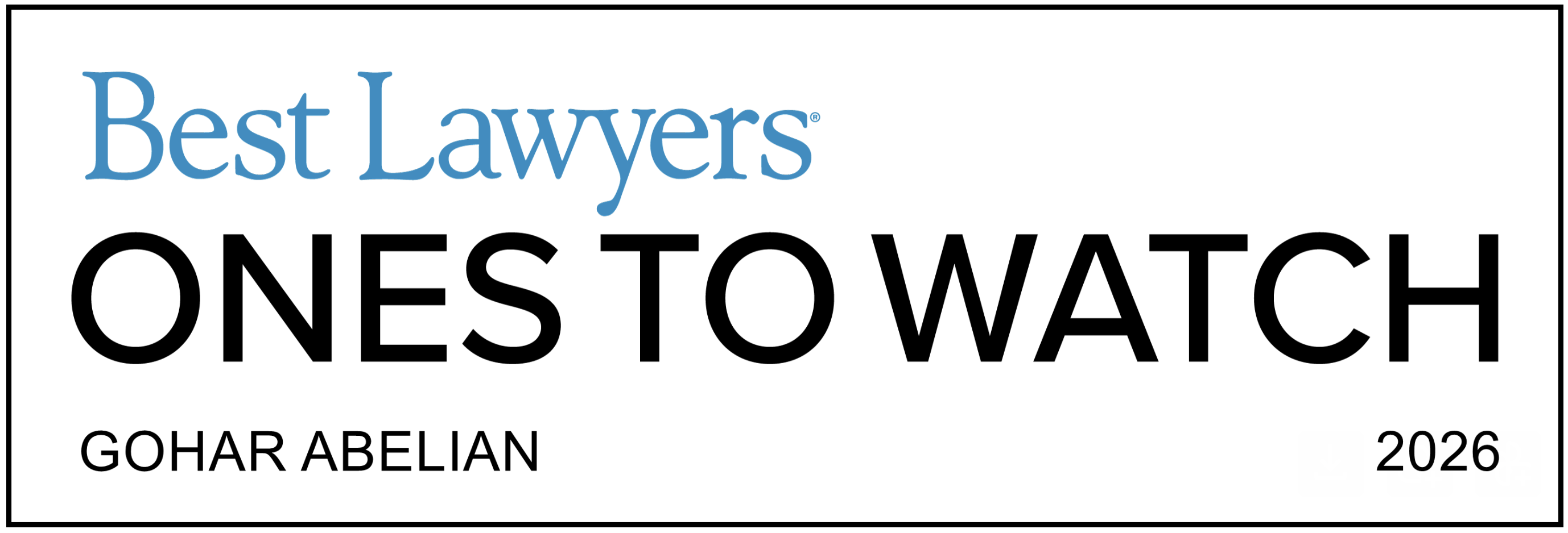 Best Lawyers Ones to Watch 2026