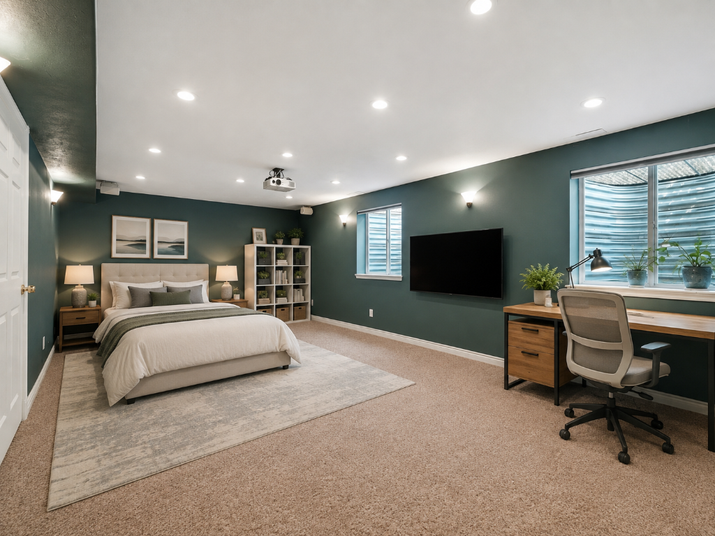 Basement Flex Room / Bedroom