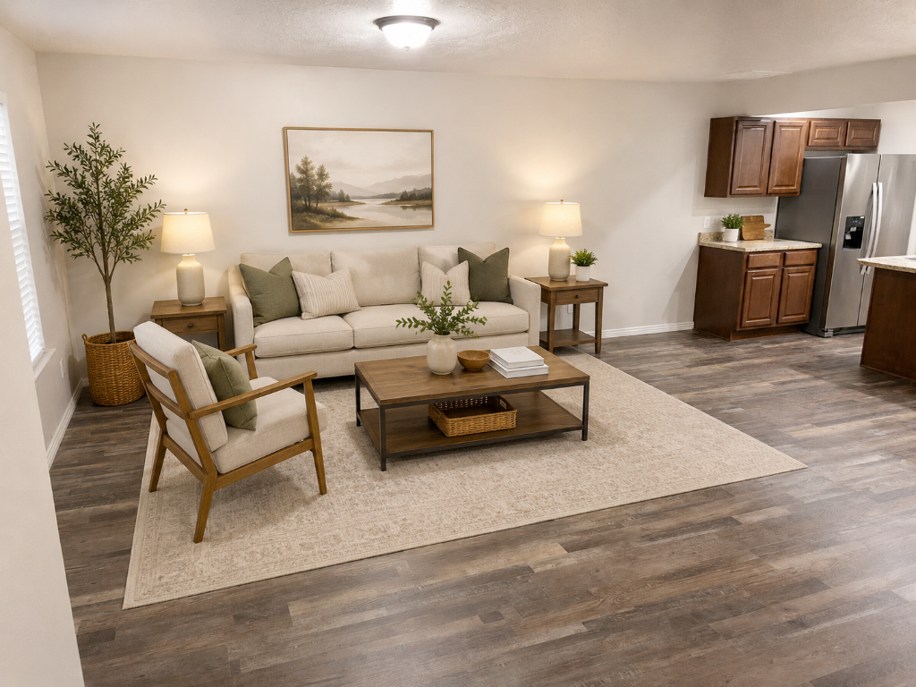Dining & Kitchen (AI Staged)