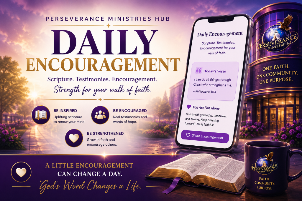 Daily Encouragement - Perseverance Ministries Hub