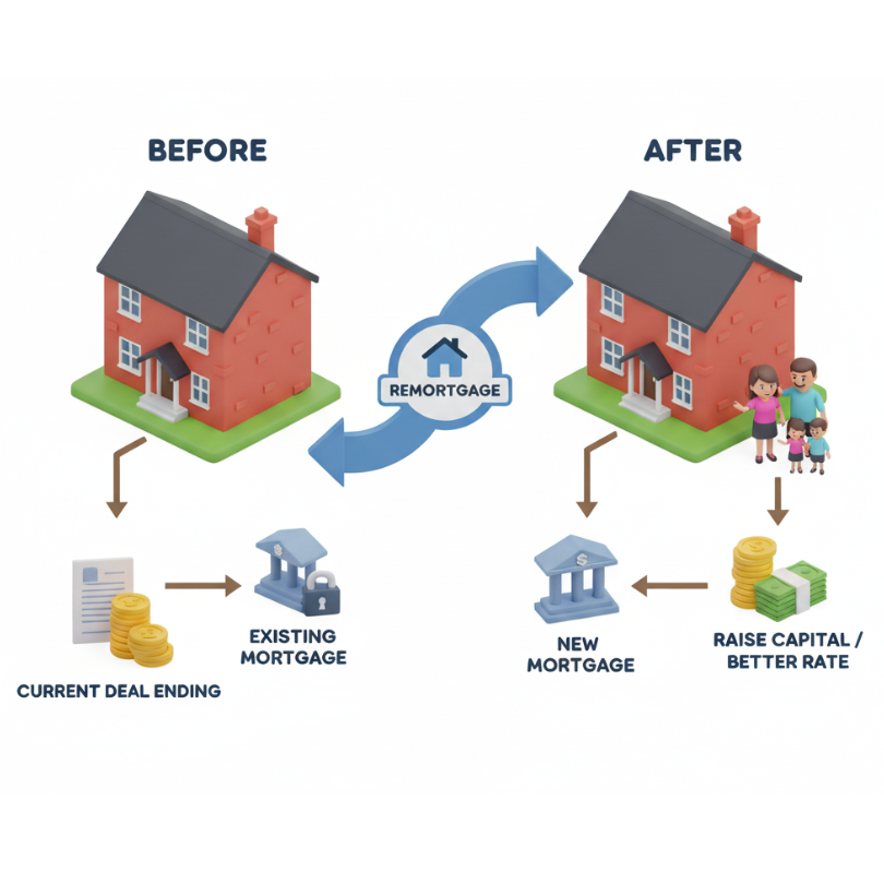 Buy-to-Let Remortgage diagram