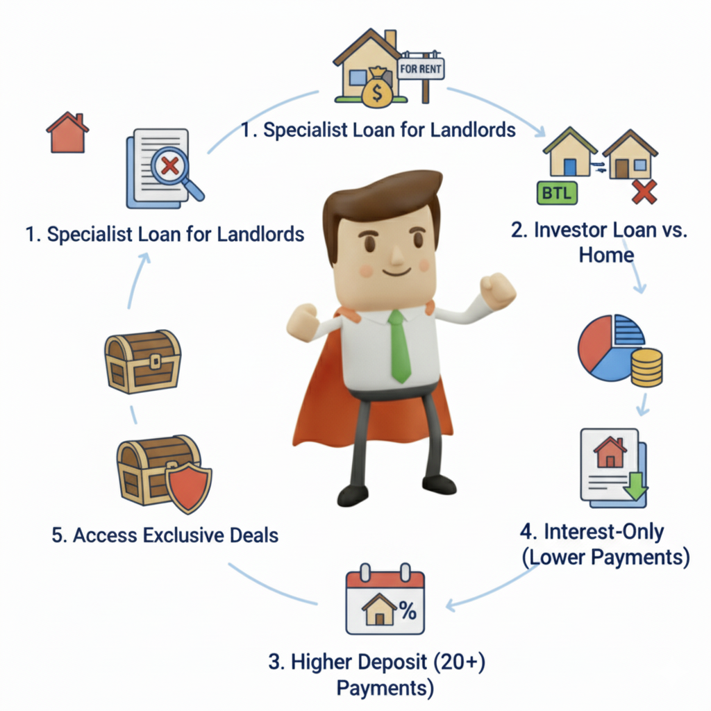 Interest-Only Buy-to-Let mortgage diagram