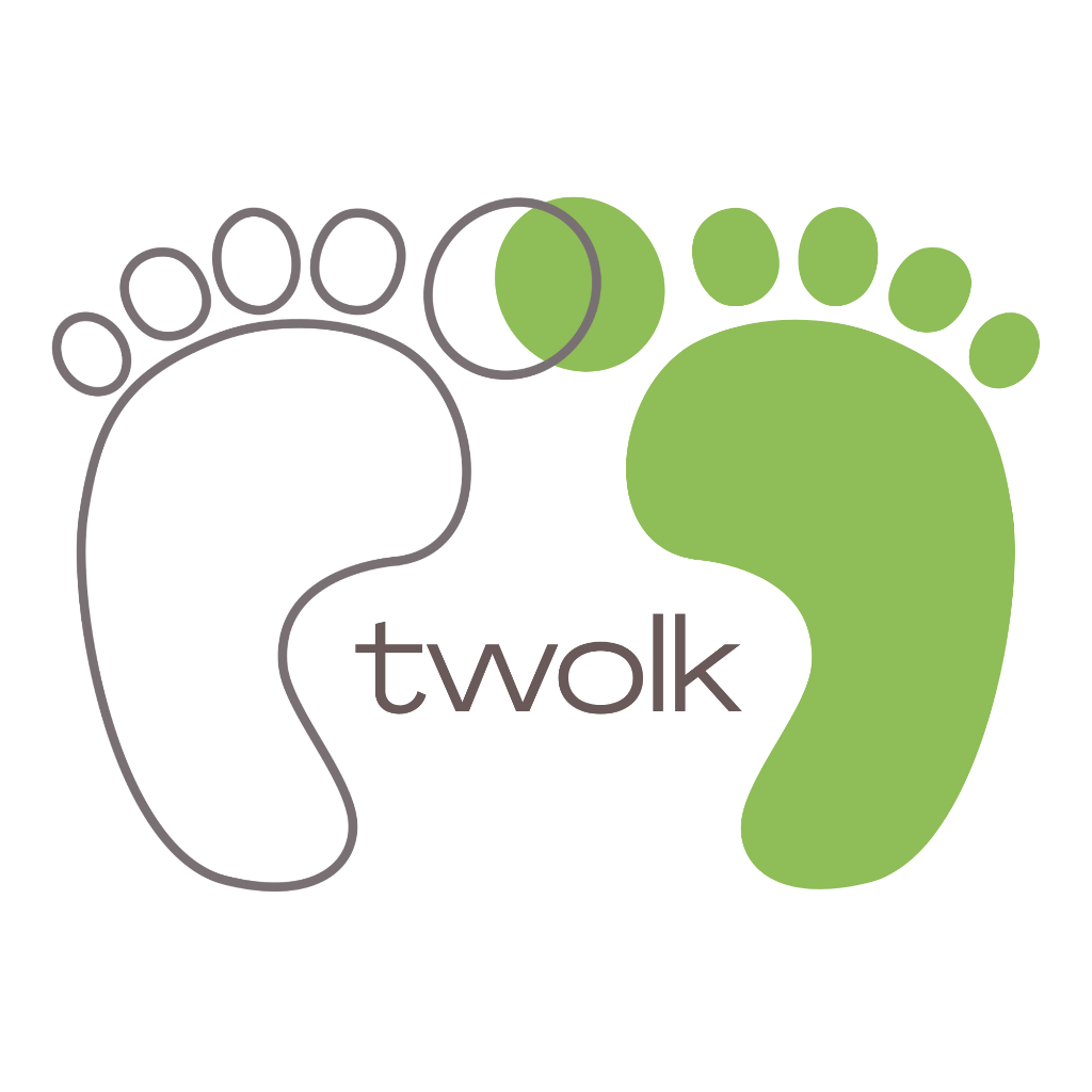 twolk feet logo