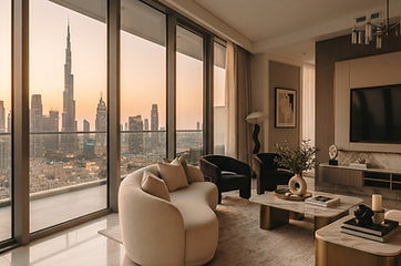 Golden Visa Dubaj: apartament z widokiem na Burj Khalifa