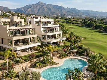 Mirador del Mar Estepona apartamenty przy polu golfowym