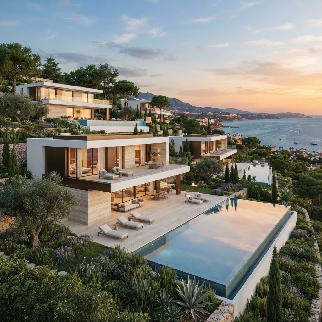 Armani Residences Marbella hillside render