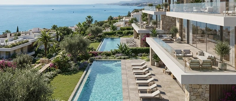 Ekskluzywna rezydencja EPIC Marbella z wnętrzami Fendi Casa i widokiem na morze na Golden Mile