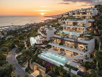 Luksusowe apartamenty Design Hills Marbella Dolce&Gabbana z prywatnymi basenami na Golden Mile