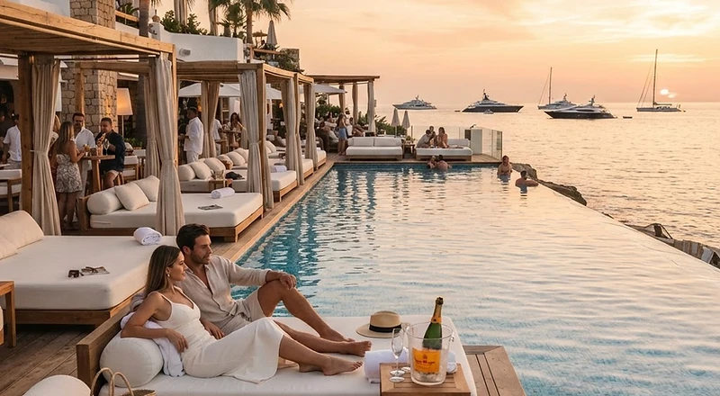 Beach club season closing: Ocean Club and Nikki Beach end October against the Puerto Banús skyline