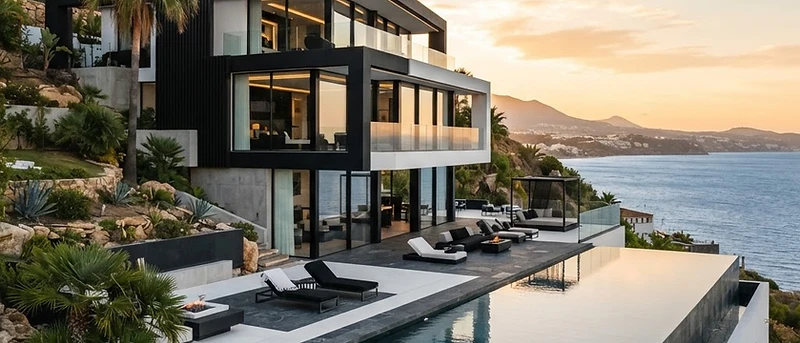 Karl Lagerfeld Villas Marbella luksusowa rezydencja z basenem na Złotej Mili