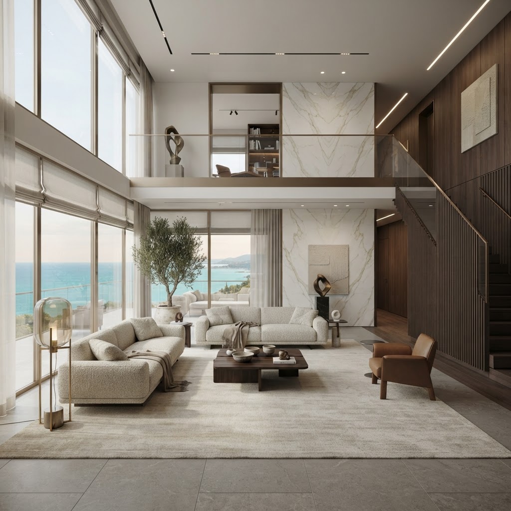 Armani interior design render