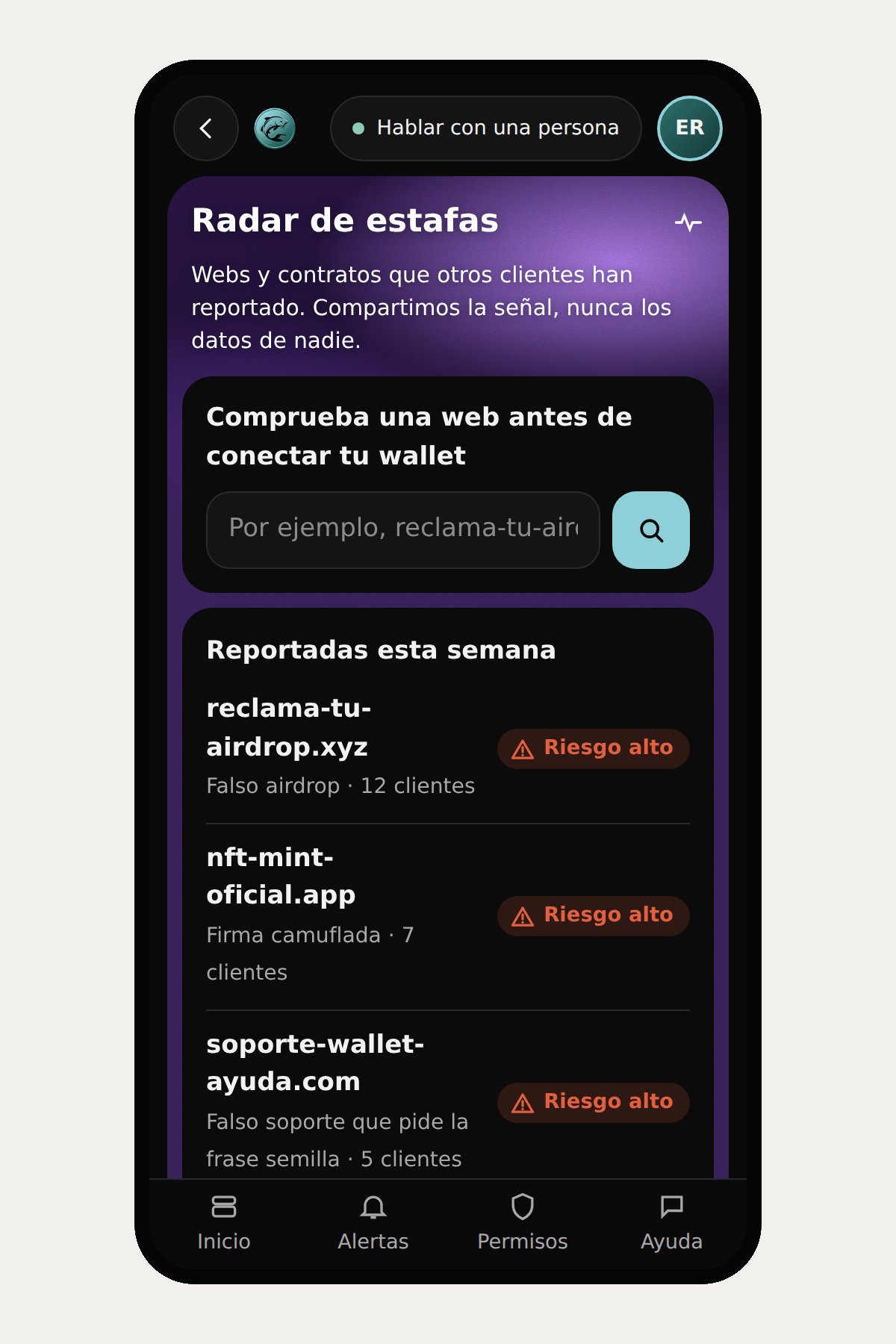 Radar de estafas