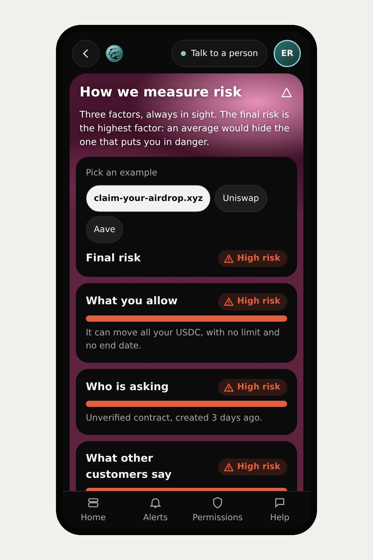Risk measurement