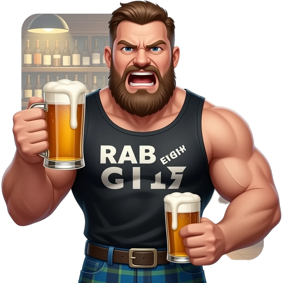 Big Rab After 8 Pints