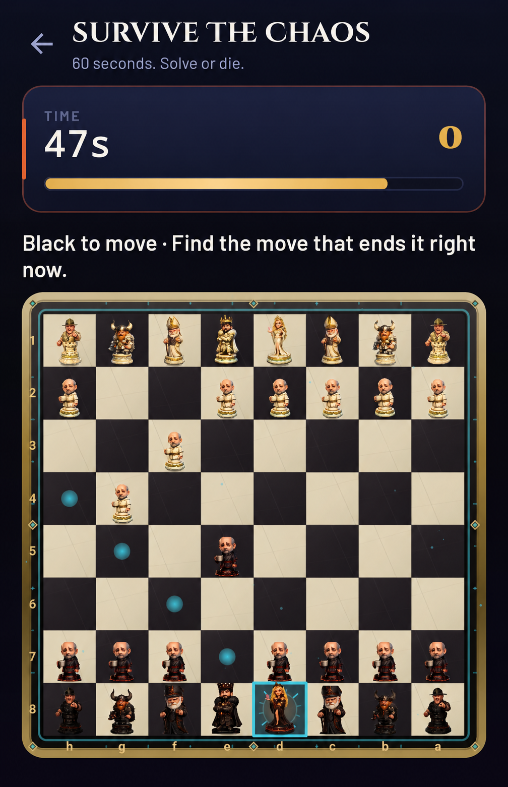 Survive the Chaos app preview