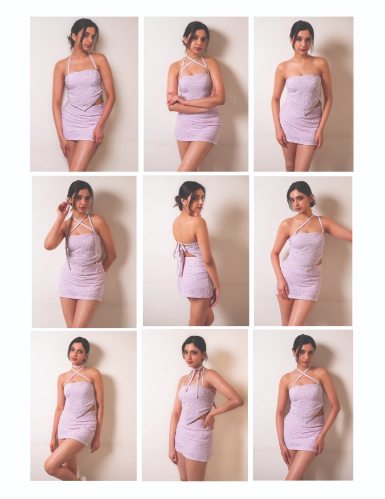 Styling the piece — multiple ways to wear