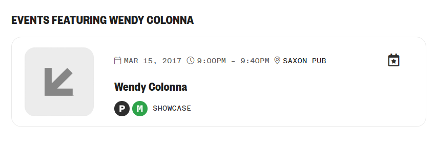 SXSW Update & New Songs for YOU. — Wendy Colonna