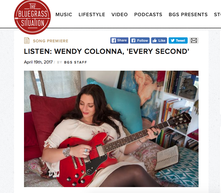 LISTEN: WENDY COLONNA, 'EVERY SECOND'