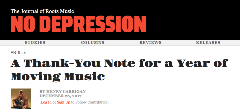 A Thank-You Note for a Year of Moving Music