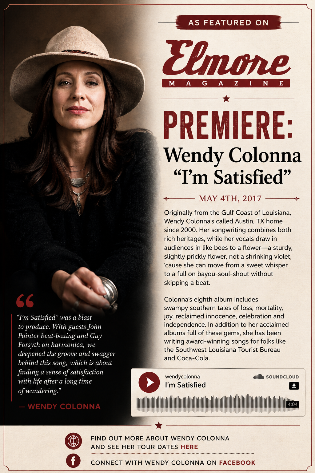 Exclusive Premiere — I'm Satisfied