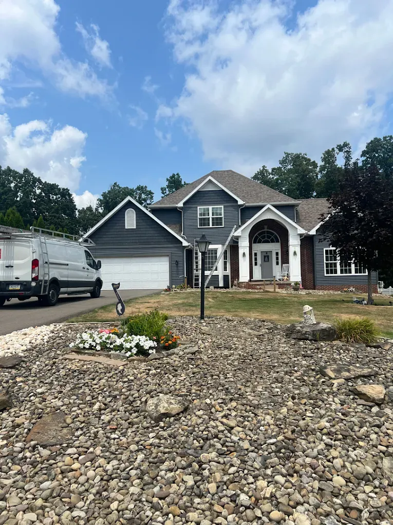 Doing It Right Roofing crew on-site at a Western Pennsylvania home