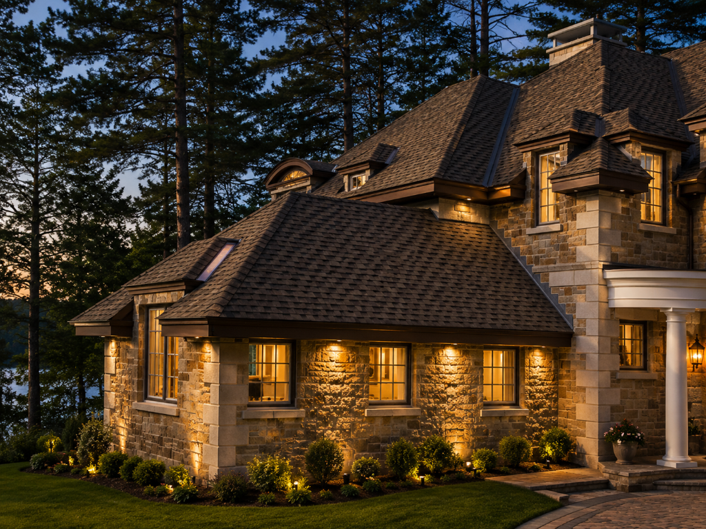 Beautiful completed roof