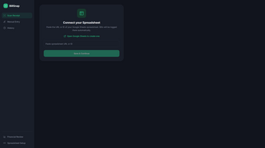 BillSnap template preview