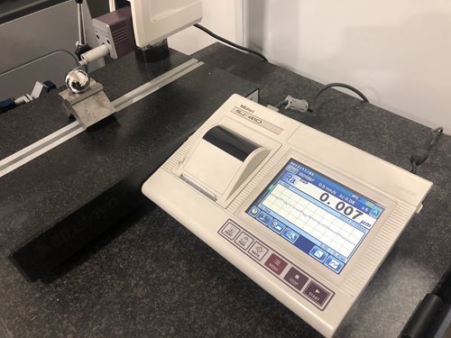 Surface finish measurement of finished ball is less than 0.01 micron Ra