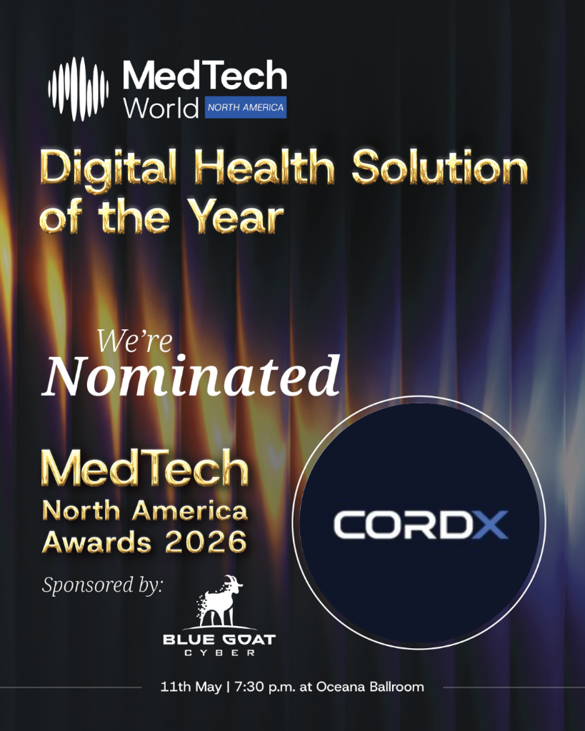 MedTech World North America Awards 2026 — CORDx Nominated