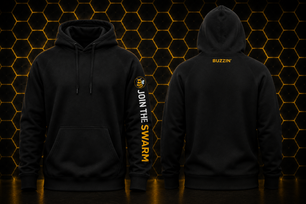 Join the Swarm Sleeve Hoodie