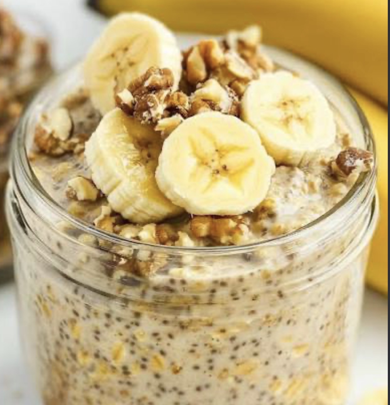 Banana Bread Overnight Oats