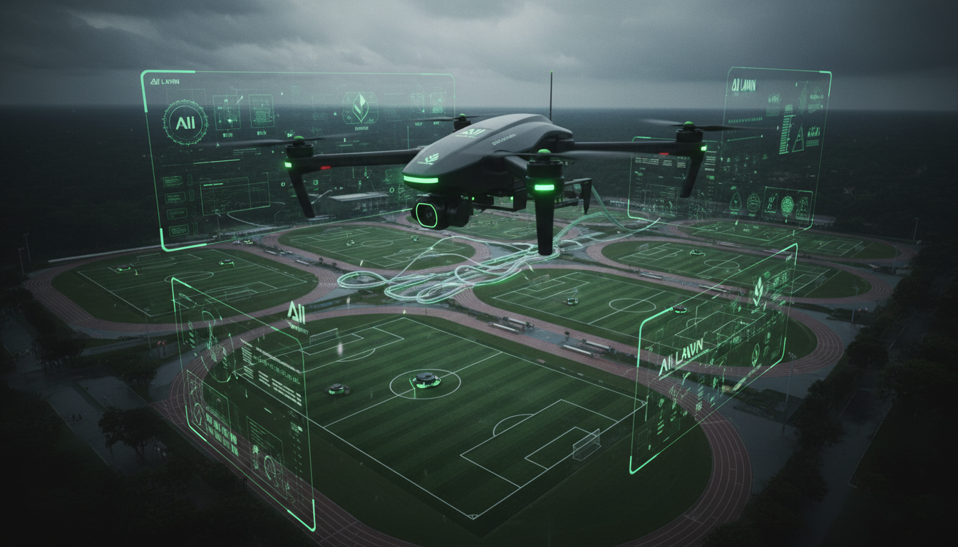 Tecnología de drones e IA para mantenimiento verde