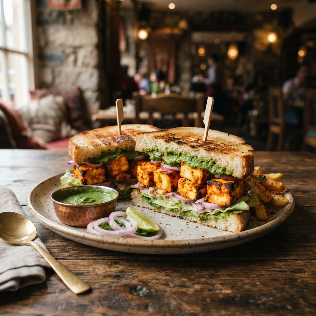 Tandoori Paneer Sandwich