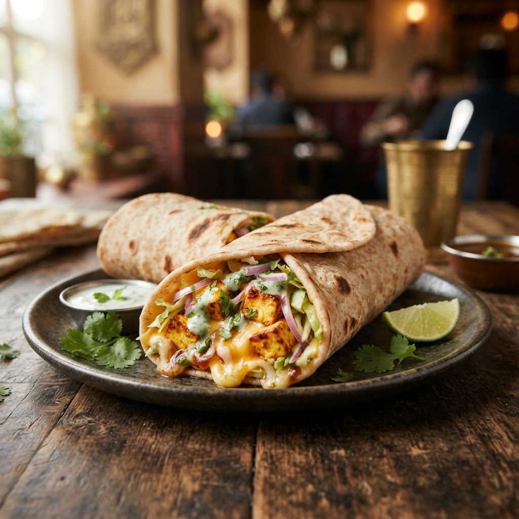 Cheese Paneer Wrap