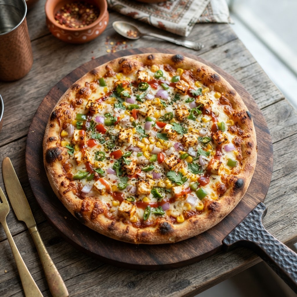 Paneer 'N' Corn Pizza (Regular)