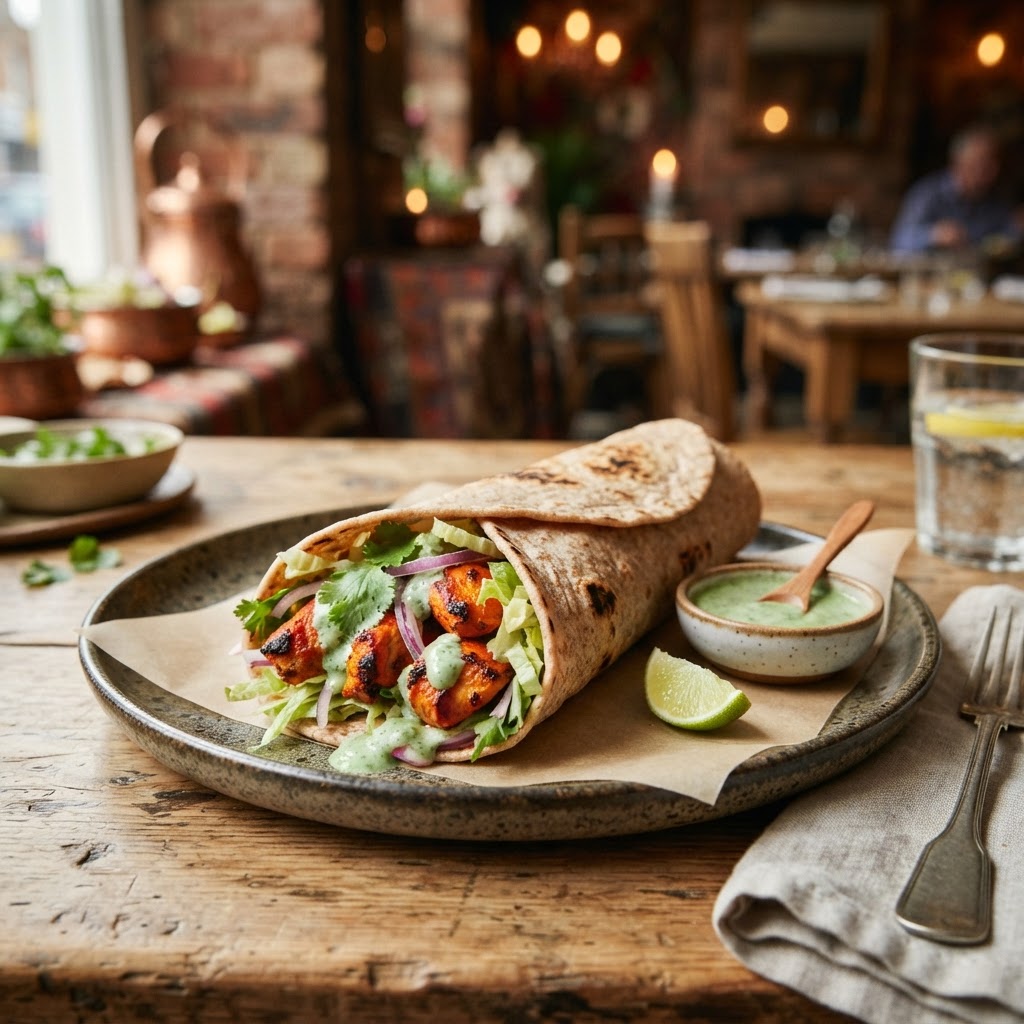 Tandoori Chicken Wrap