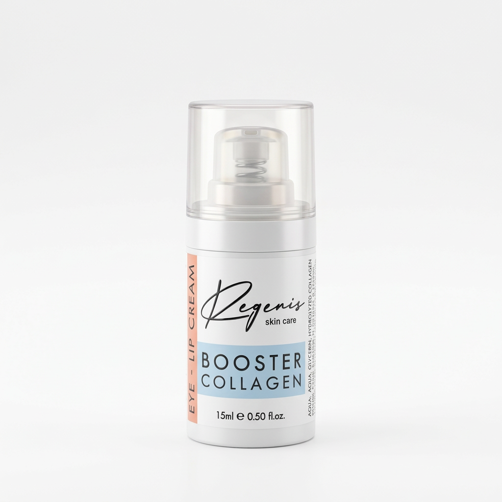 COLLAGEN BOOSTER EYE-LIP CREAM — Φροντίδα για μάτια και χείλη όταν η επιδερμίδα δείχνει πιο κουρασμένη μετά από έλλειψη ύπνου ή πολύωρη οθόνη. | Regenis