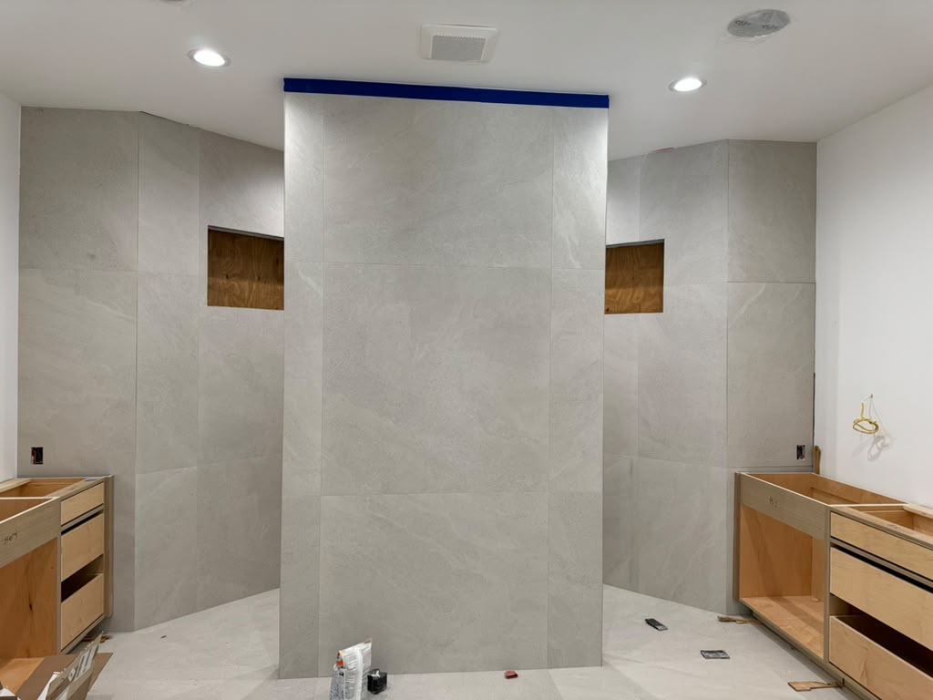 Tile Shower Remodel