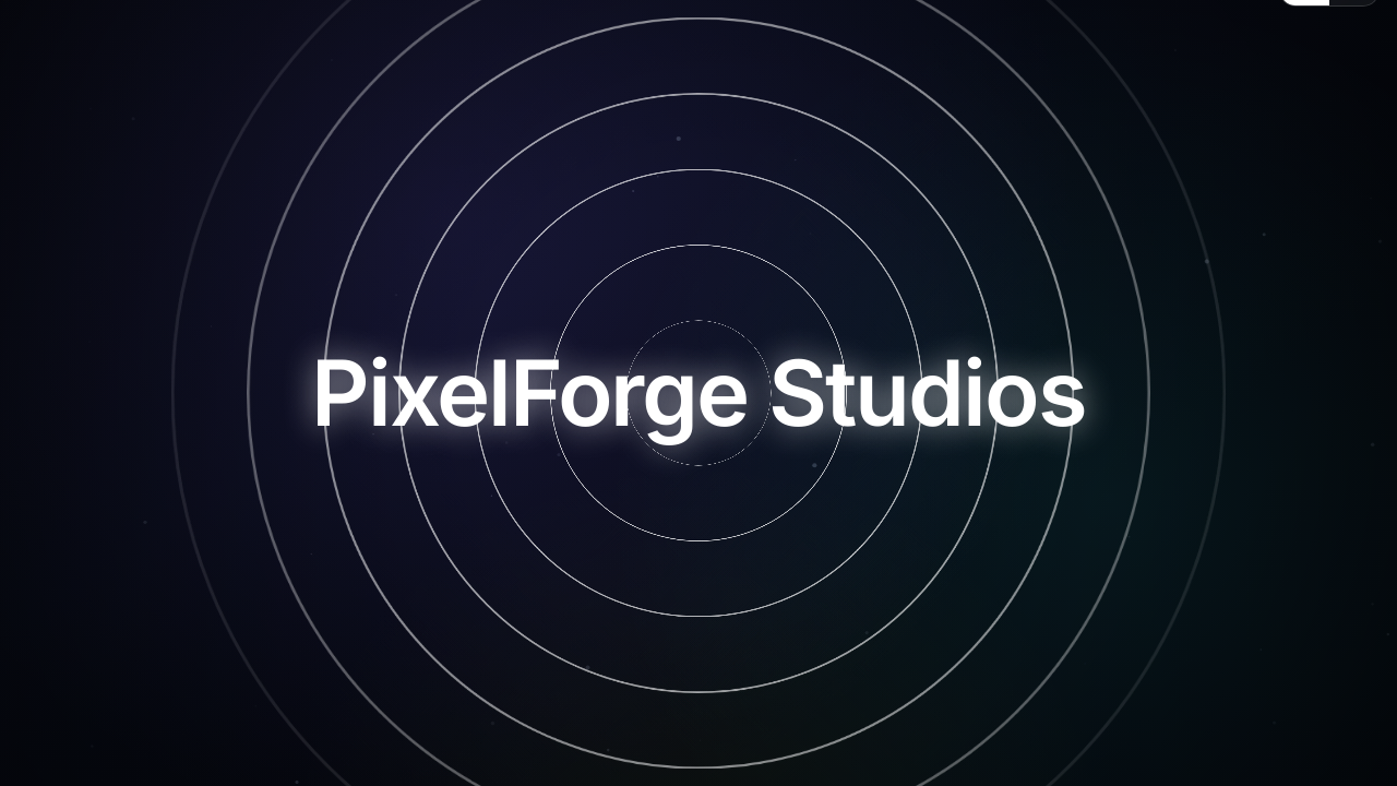 PixelForgeStudios template preview